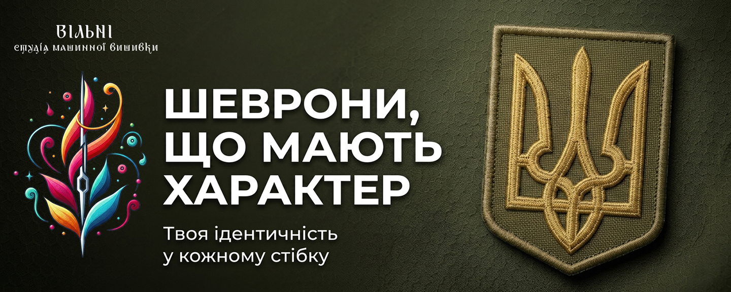 Машинная вышивка шевронов, погонов и индивидуальных патчей от студии машинной вышивки VILNI. Собственное производство. Разработка дизайна шевронов.