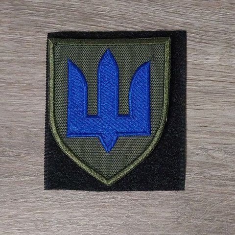 Шеврон Механізовані війська України олива 12.968 &mdash; шеврон на липучці від VILNI