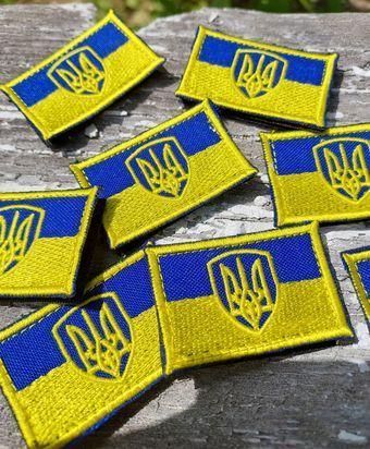 Шеврон Прапор України 3Х5 см 12.006 &mdash; шеврон на липучці від VILNI
