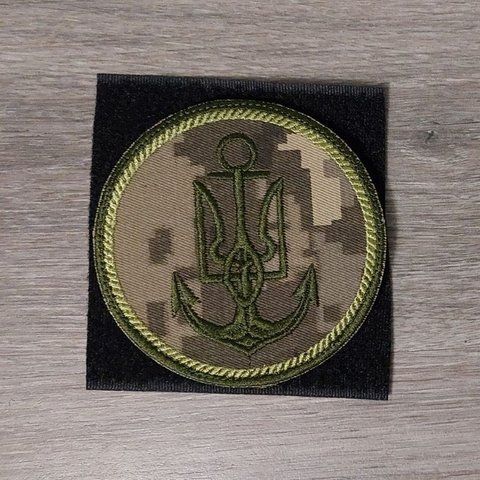 Шеврон Якір Морська піхота на пікселі польовий 12.928 &mdash; шеврон на липучці від VILNI