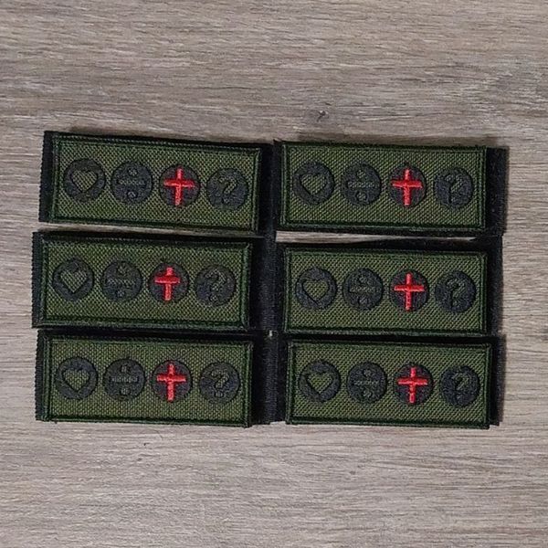 Шеврон Планка FOUR УЦХВЄ олива 12.786 &mdash; шеврон на липучці від VILNI