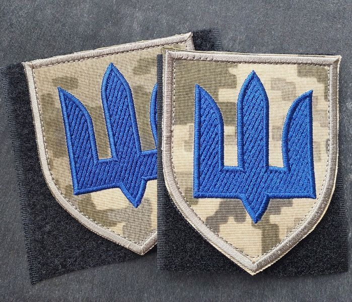 Шеврон Механізовані війська України (оліва, піксель) 12.030 &mdash; шеврон на липучці від VILNI